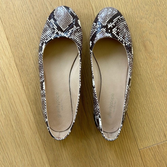 Italian Leather ballet flats - Picture 1 of 4